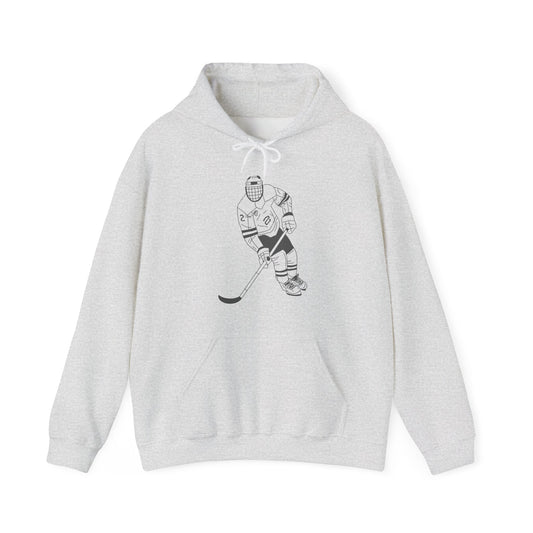 Hockey Player Hoodie | Cozy Sweatshirt for Winter Sports | True North