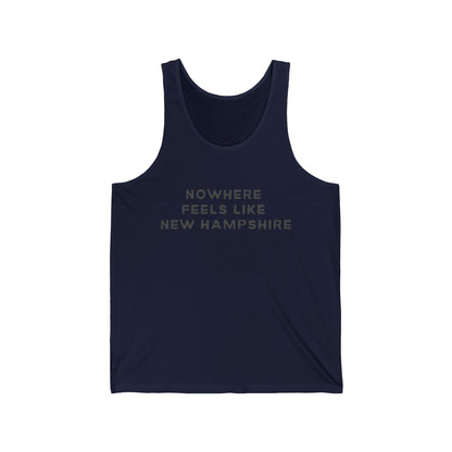 Nowhere Feels Like New Hampshire Men/Unisex Tank Top | Pride Design  | True North