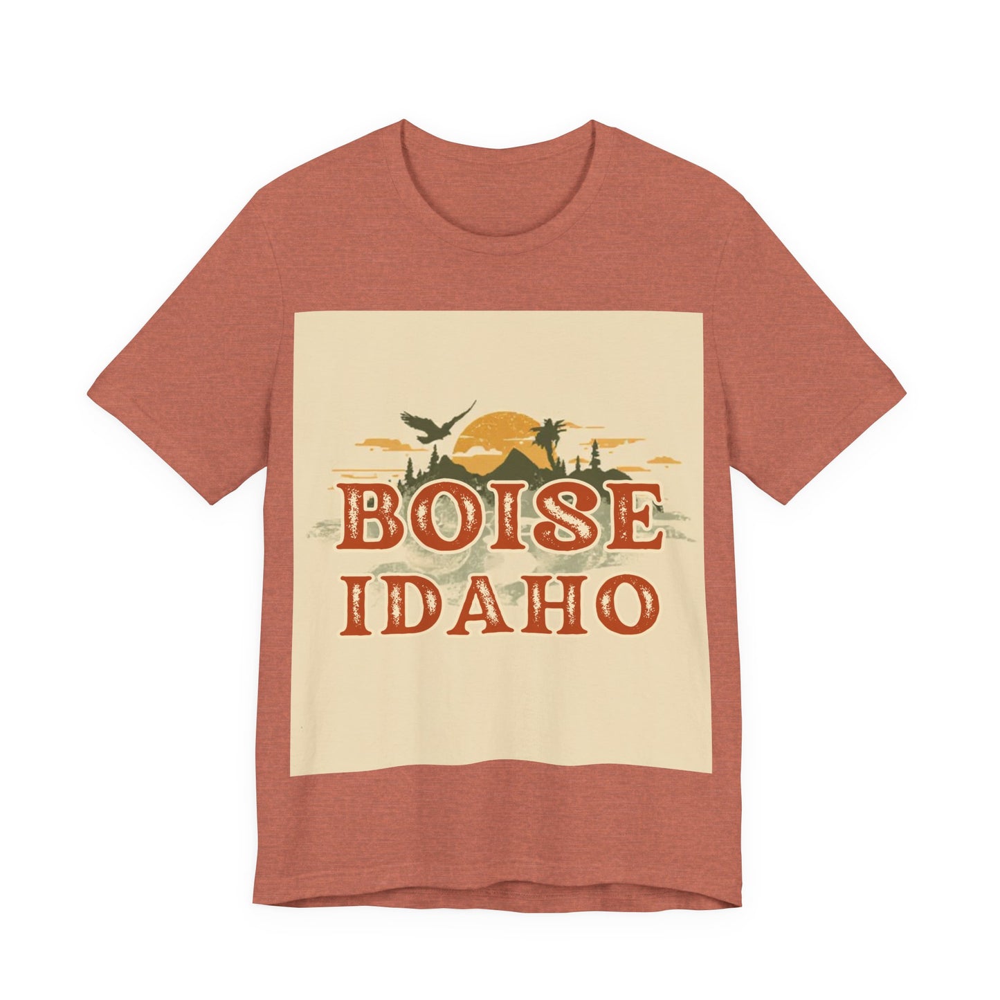Boise Idaho Retro Sunset T-Shirt