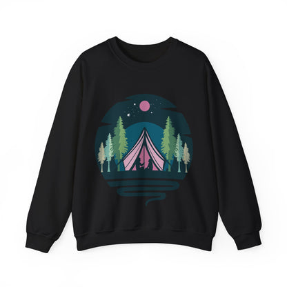 Camping Adventure Crewneck Sweatshirt |  Outdoor Lovers | True North