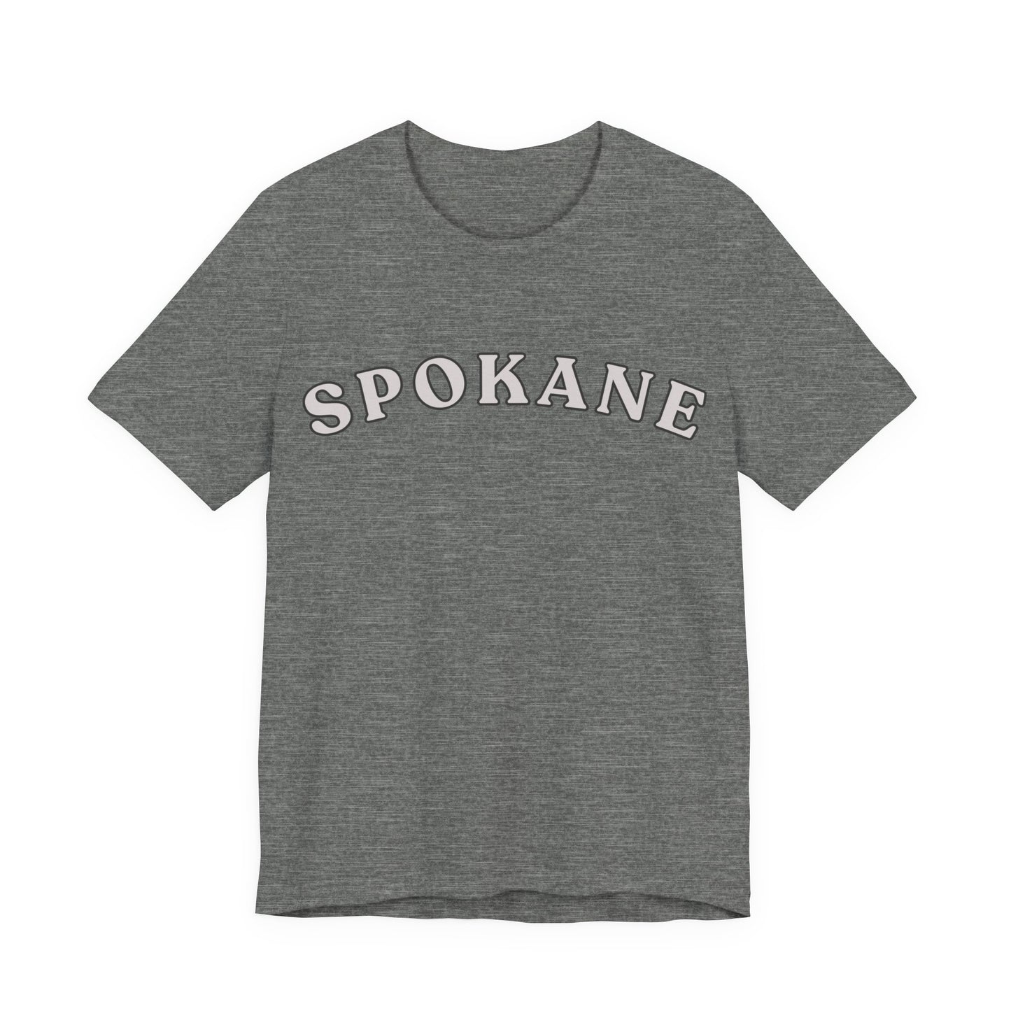 Spokane Retro Arch T-Shirt — Vintage College Style Tee