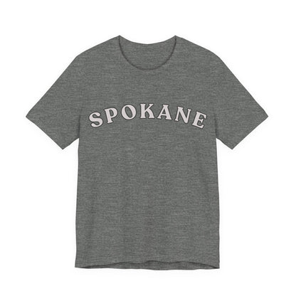 Spokane Retro Arch T-Shirt — Vintage College Style Tee
