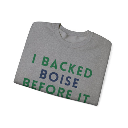 Classic White Crewneck Sweatshirt boise