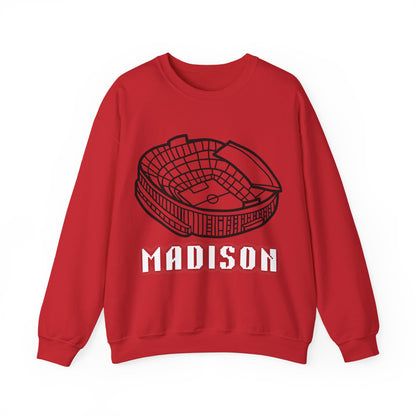 Madison Stadium Unisex Crewneck Sweatshirt | Soft Cotton Fit | True North