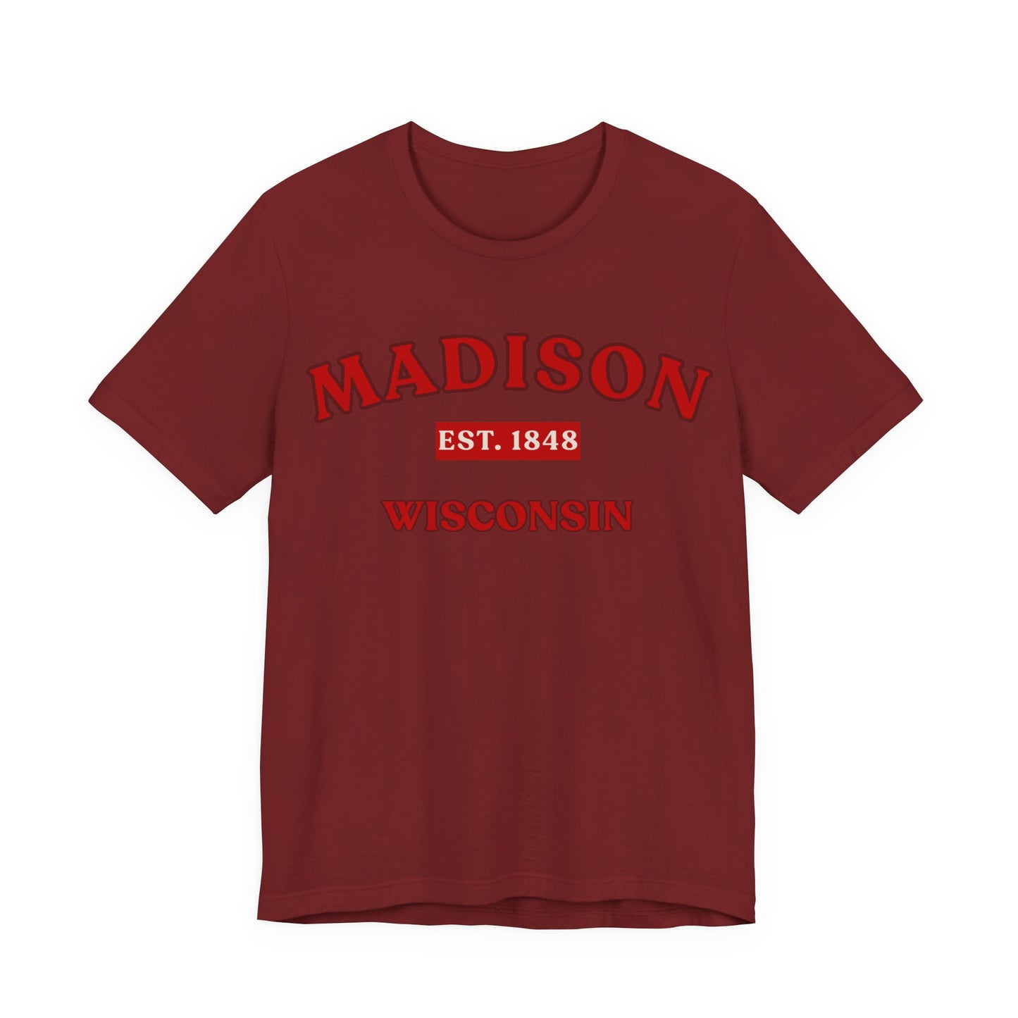 Madison Wisconsin Established 1848 JERSEY Tee