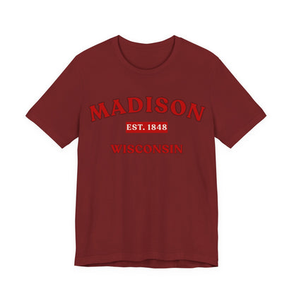 Madison Wisconsin Established 1848 JERSEY Tee