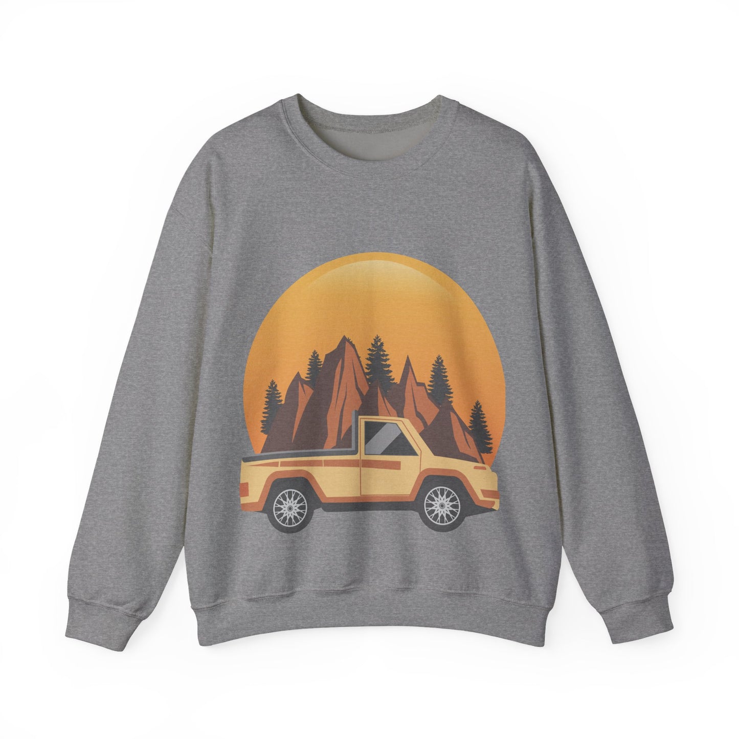 Adventure Truck Graphic Sweatshirt | Cozy Pullover for Outdoor Lovers | True North