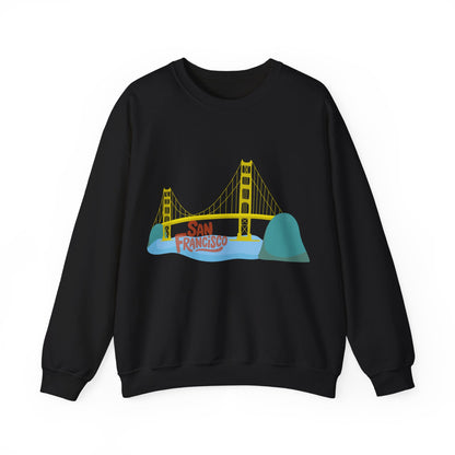 San Francisco Bridge Sweatshirt | California Travel Souvenir | True North