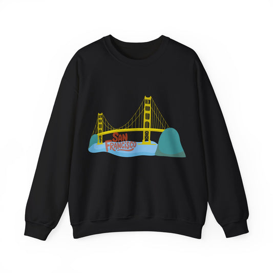 San Francisco Bridge Sweatshirt | California Travel Souvenir | True North