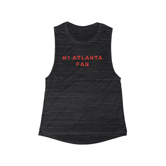 #1 Atlanta Fan | Women’s Flowy Scoop Muscle Tank | True North