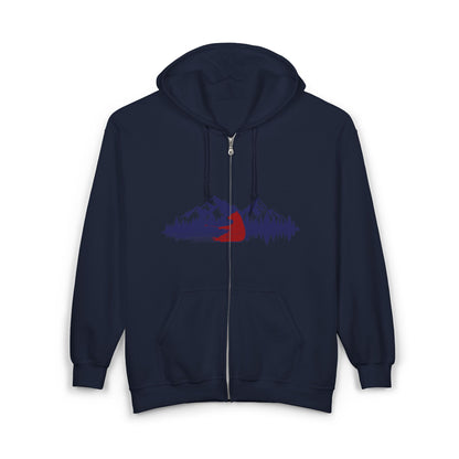 Heavy Blend Full Zip Hooded Sweatshirt | Cozy Layer for Outdoors Adventures | True North