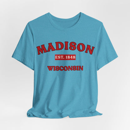 Madison Wisconsin Established 1848 JERSEY Tee