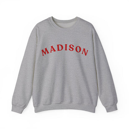 Madison Arch Crewneck Men/Unisex Sweatshirt | Classic Comfort | True North