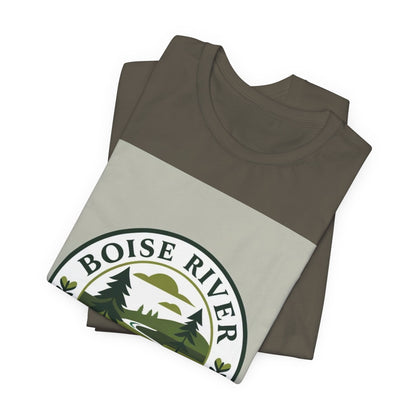 Boise River Green Belt Tee — Scenic River Nature T-Shirt