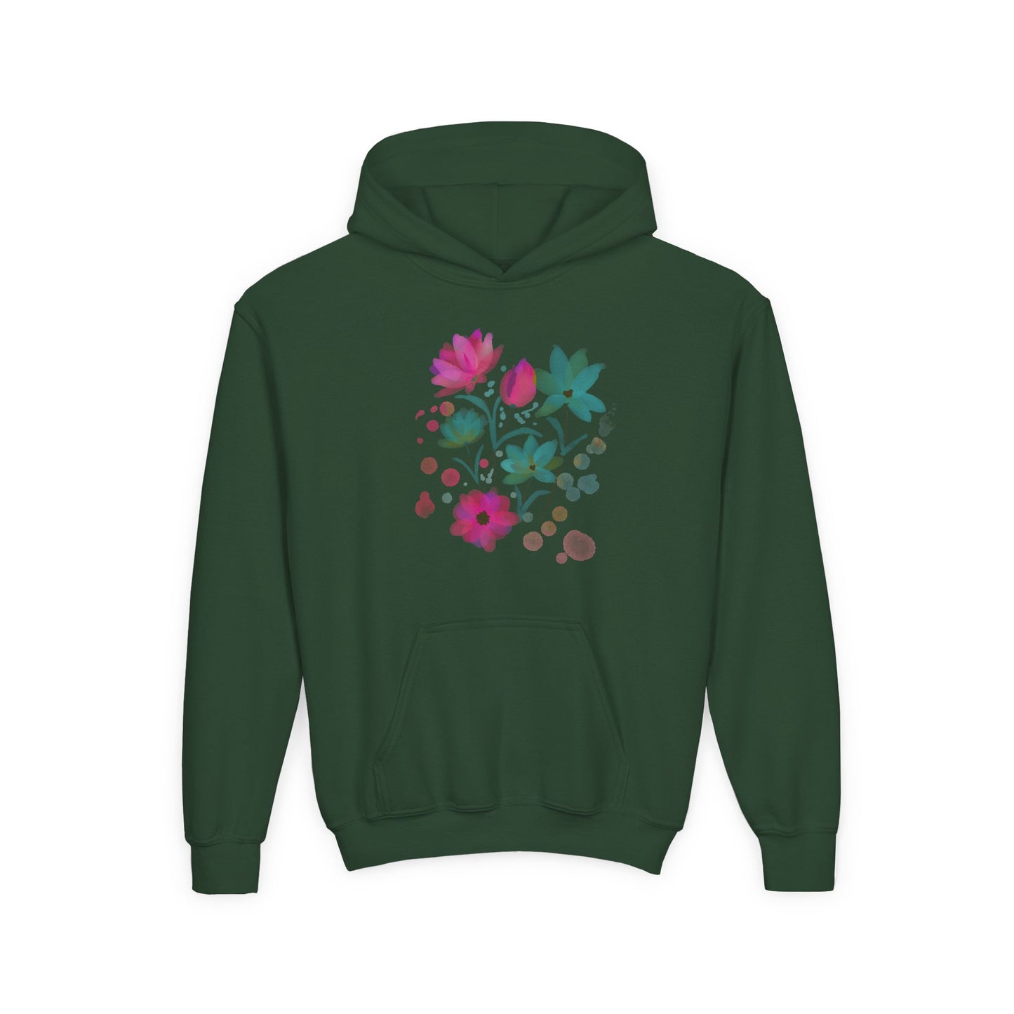 Floral Youth Hoodie | Stylish Layering | True North