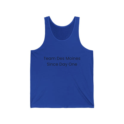 Des Moines Men/Unisex Tank Top Des Moines Since Day One | City Pride Tee | True North