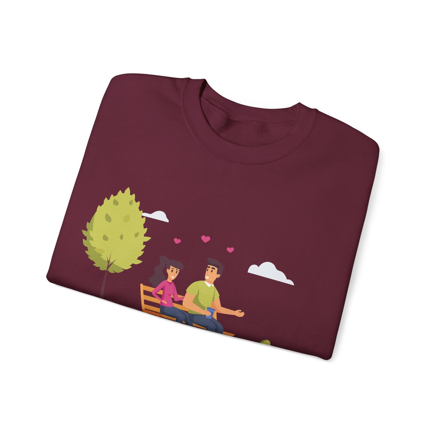 Cute Couple Crewneck Sweatshirt | Cozy Relationship Apparel | True North