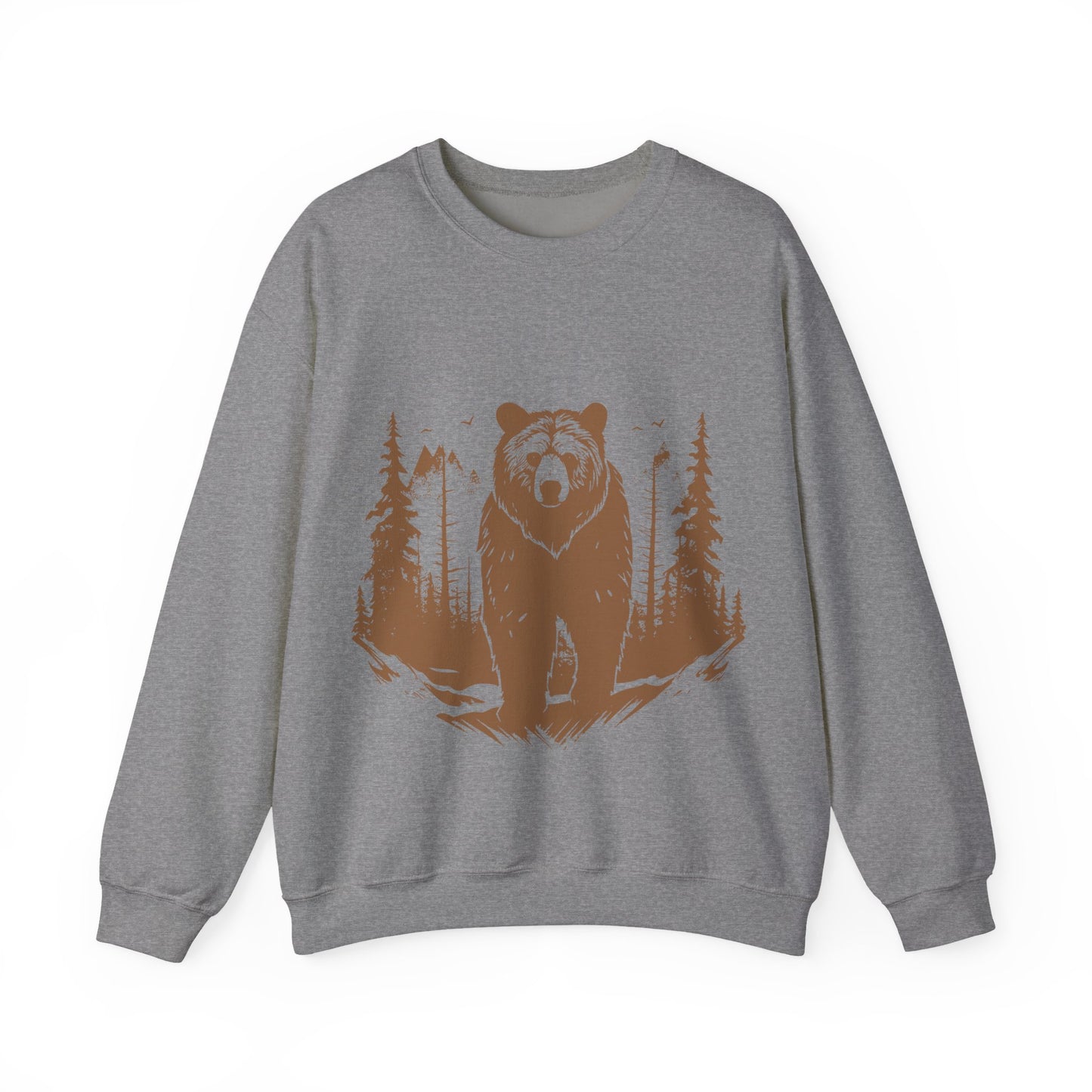 Cozy Bear Print Crewneck Sweatshirt | Outdoor Adventures | True North