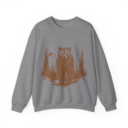 Cozy Bear Print Crewneck Sweatshirt | Outdoor Adventures | True North