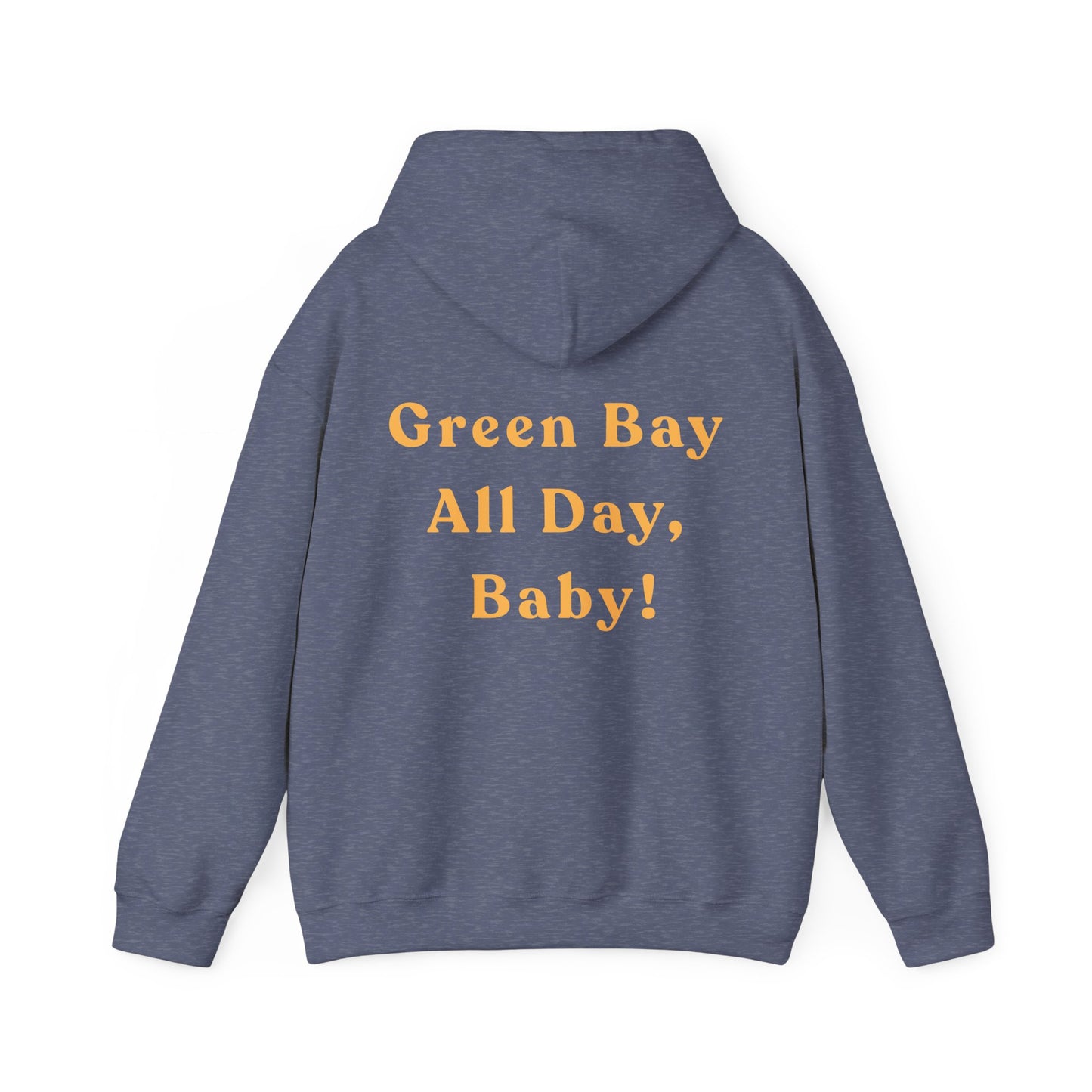 Green Bay Fan Gear Heavy Blend Hooded Sweatshirt | Cozy Sundays | True North
