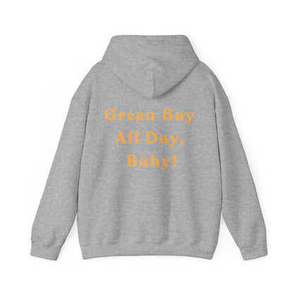 Green Bay Fan Gear Heavy Blend Hooded Sweatshirt | Cozy Sundays | True North
