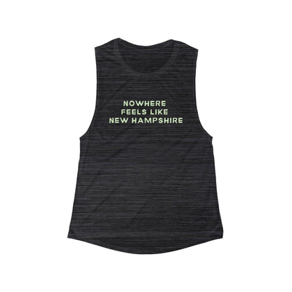 No Where Feels Like New Hampshire | Women’s Flowy Scoop Muscle Tank | True North