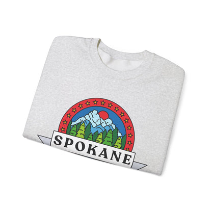 Spokane Mountain Badge Crewneck Sweatshirt