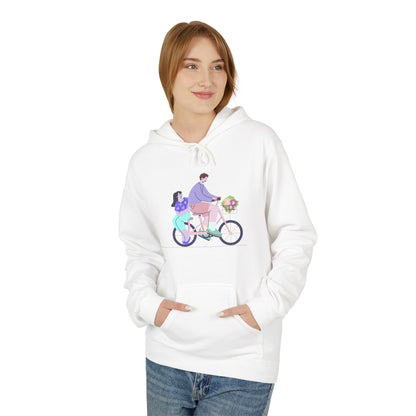 Whimsical Love Bicycle Hoodie | Cozy Everyday Wear | True North