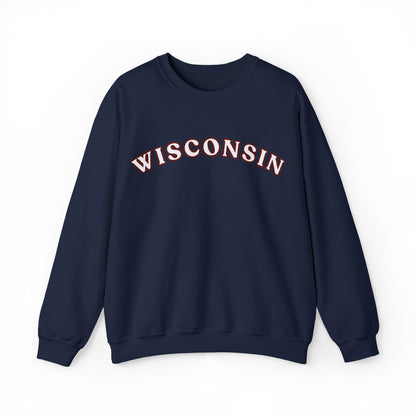 Wisconsin Arch Unisex  Sweatshirt | Soft Cotton Fit | True North