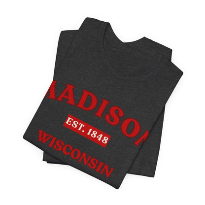 Madison Wisconsin Established 1848 JERSEY Tee