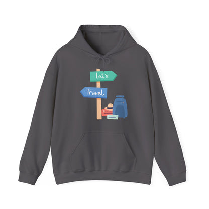 Travel-Inspired Hoodie | Adventure Sweatshirt | True North