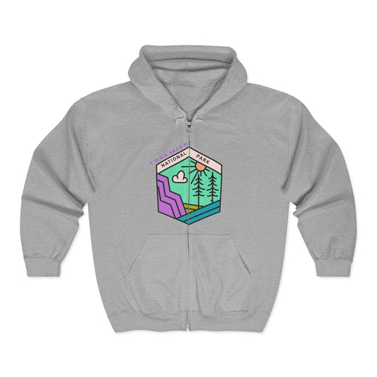Yosemite National Park Full Zip Hoodie | Nature Lover Apparel | True North