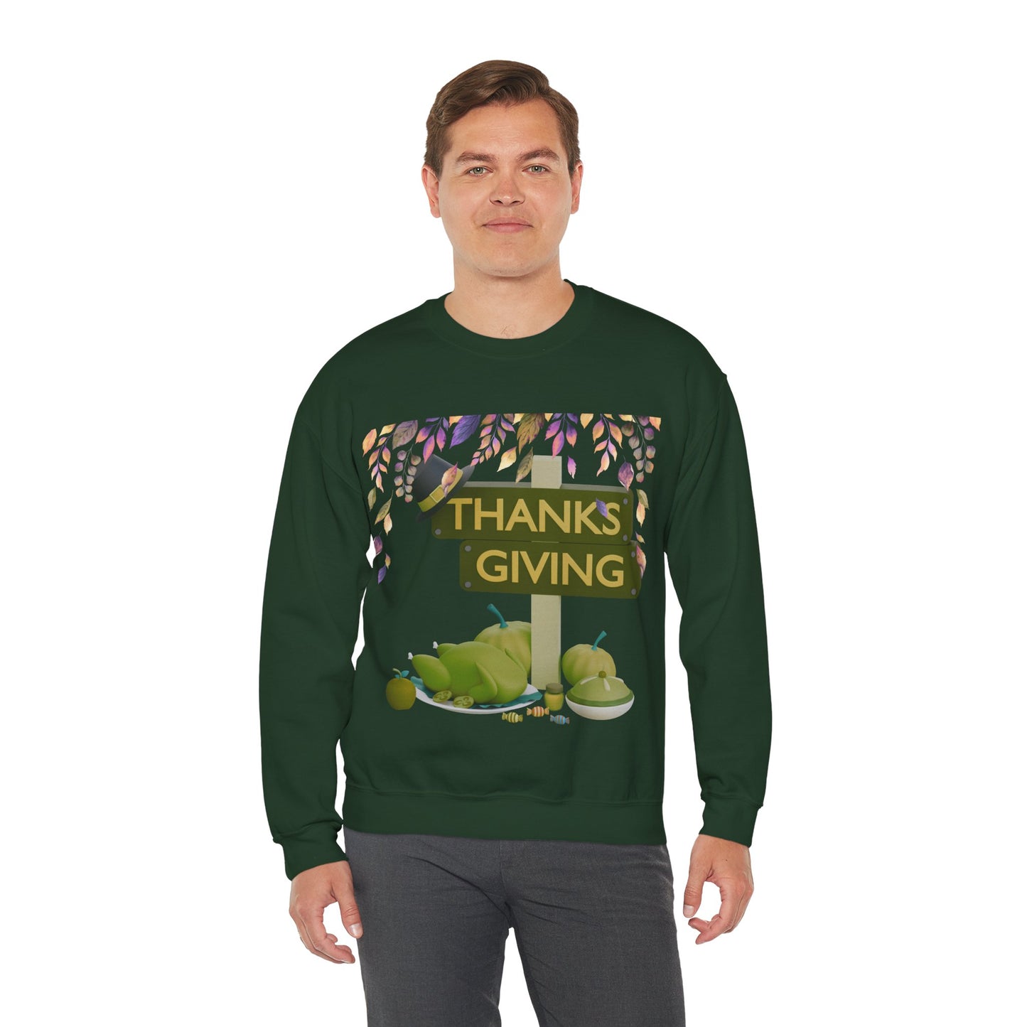 Thanksgiving Vibes Crewneck Sweatshirt | Thanksgiving Sweater | True North