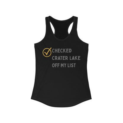 Checked Crater Lake off My List | Women’s Ideal Racerback Tank | True North