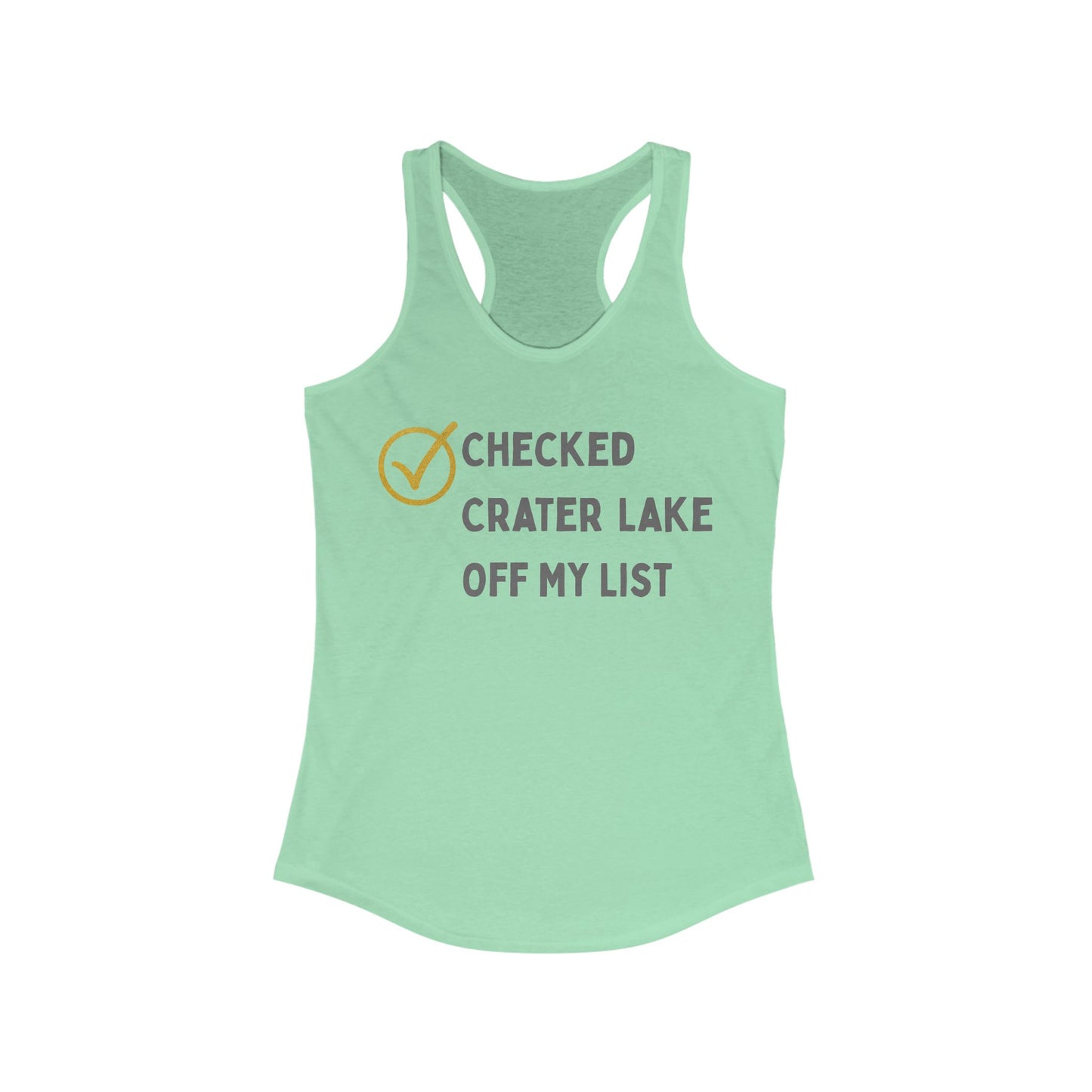 Checked Crater Lake off My List | Women’s Ideal Racerback Tank | True North