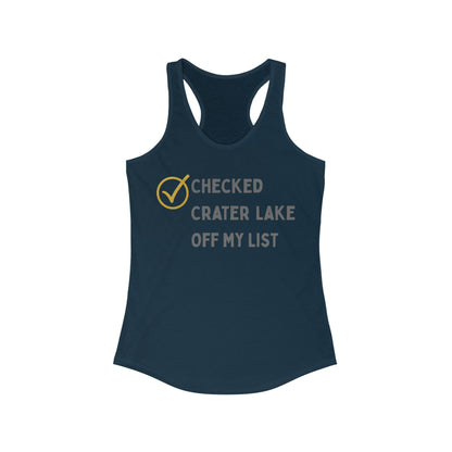 Checked Crater Lake off My List | Women’s Ideal Racerback Tank | True North