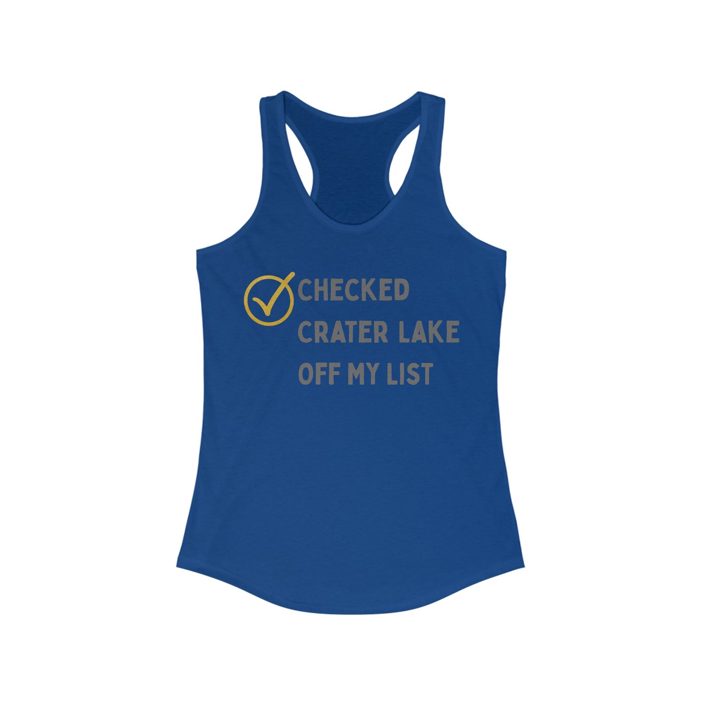 Checked Crater Lake off My List | Women’s Ideal Racerback Tank | True North