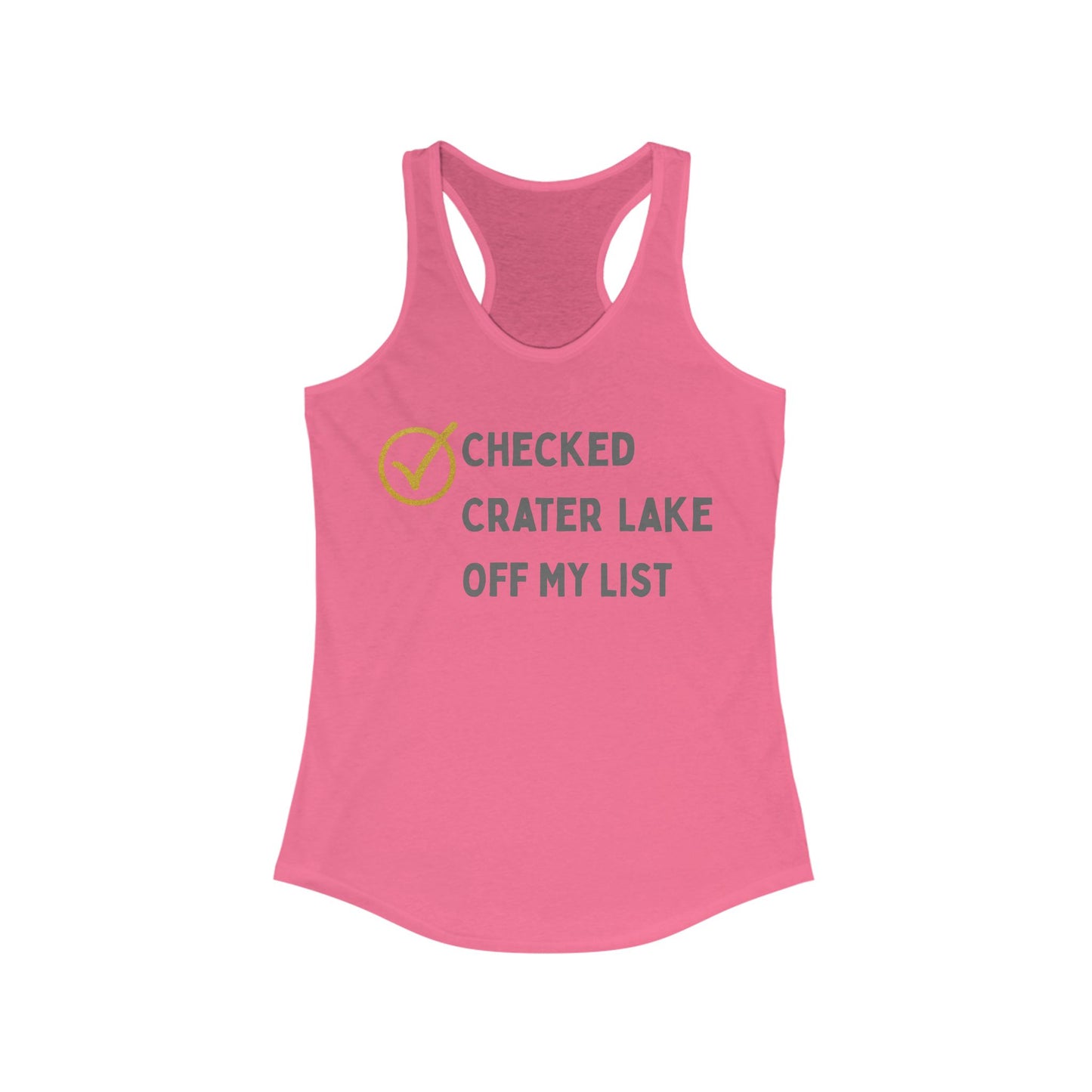 Checked Crater Lake off My List | Women’s Ideal Racerback Tank | True North