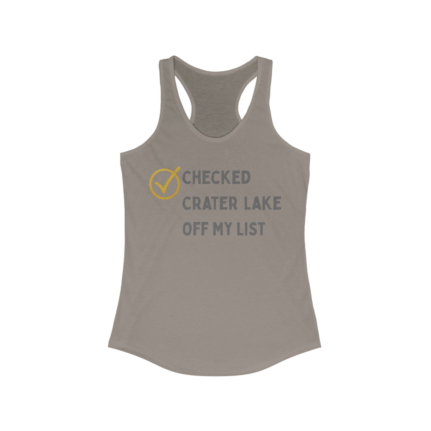 Checked Crater Lake off My List | Women’s Ideal Racerback Tank | True North