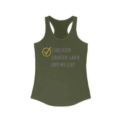 Checked Crater Lake off My List | Women’s Ideal Racerback Tank | True North