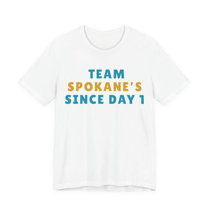 Team Spokane's Since Day 1 T-Shirt — Spokane Pride Graphic Tee