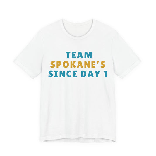 Team Spokane's Since Day 1 T-Shirt — Spokane Pride Graphic Tee