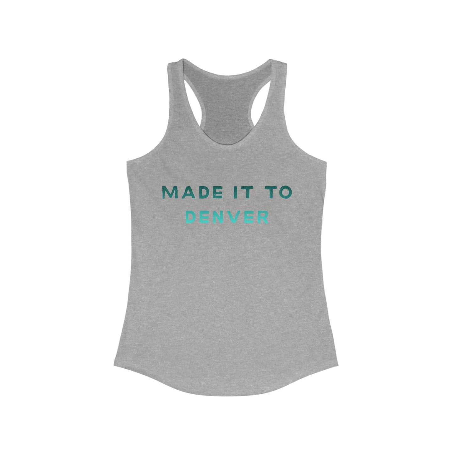 Heart belongs to DENVER | Women’s Ideal Racerback Tank | True North