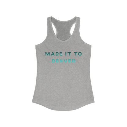Heart belongs to DENVER | Women’s Ideal Racerback Tank | True North