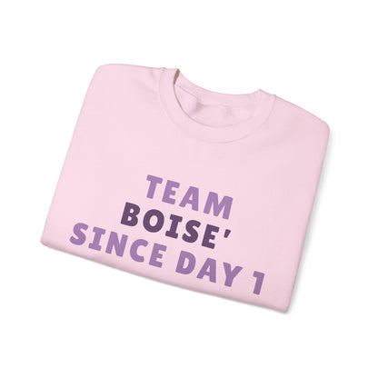 Black Crewneck Sweatshirt — Classic Unisex Heavy Blend Crewneck boise