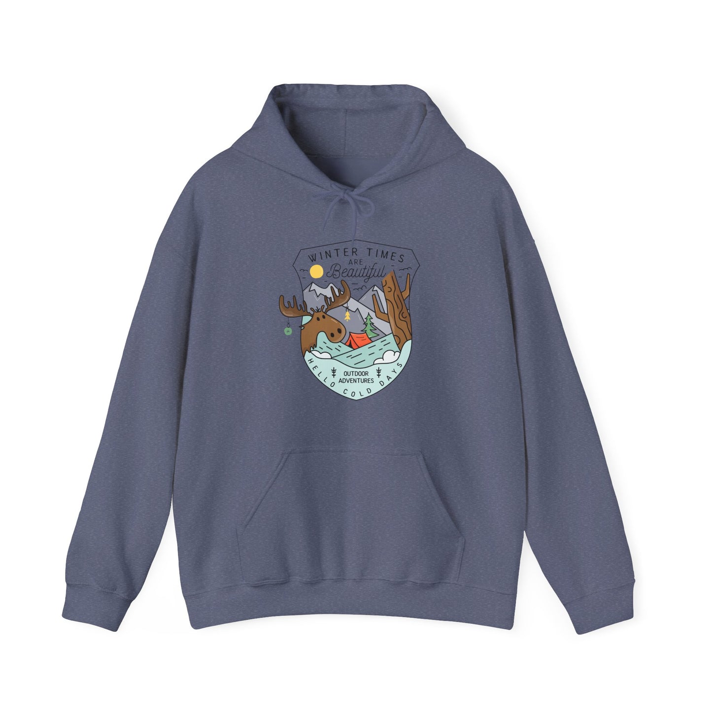 Cozy Outdoor Adventure Hoodie | Winter Activities Sweatshirt | True North