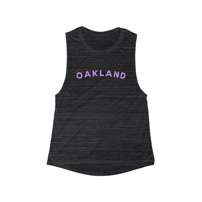 OAKLAND | Women’s Flowy Scoop Muscle Tank | True North