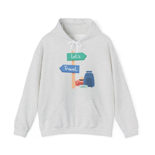 Travel-Inspired Hoodie | Adventure Sweatshirt | True North