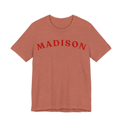 Madison Arc Name T‑Shirt — Personalized City/Name Tee