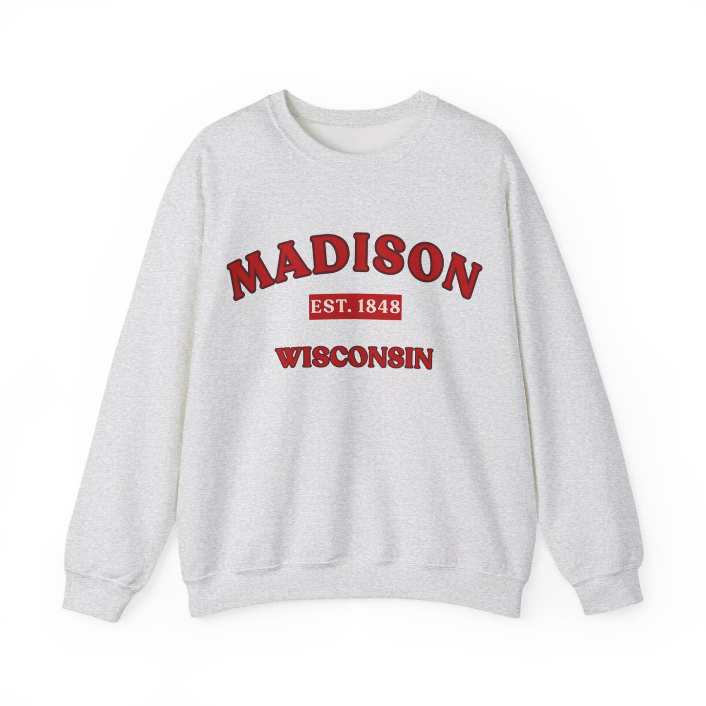 Madison Wisconsin EST. 1848 Unisex Sweatshirt | Soft Cotton Fit | True North